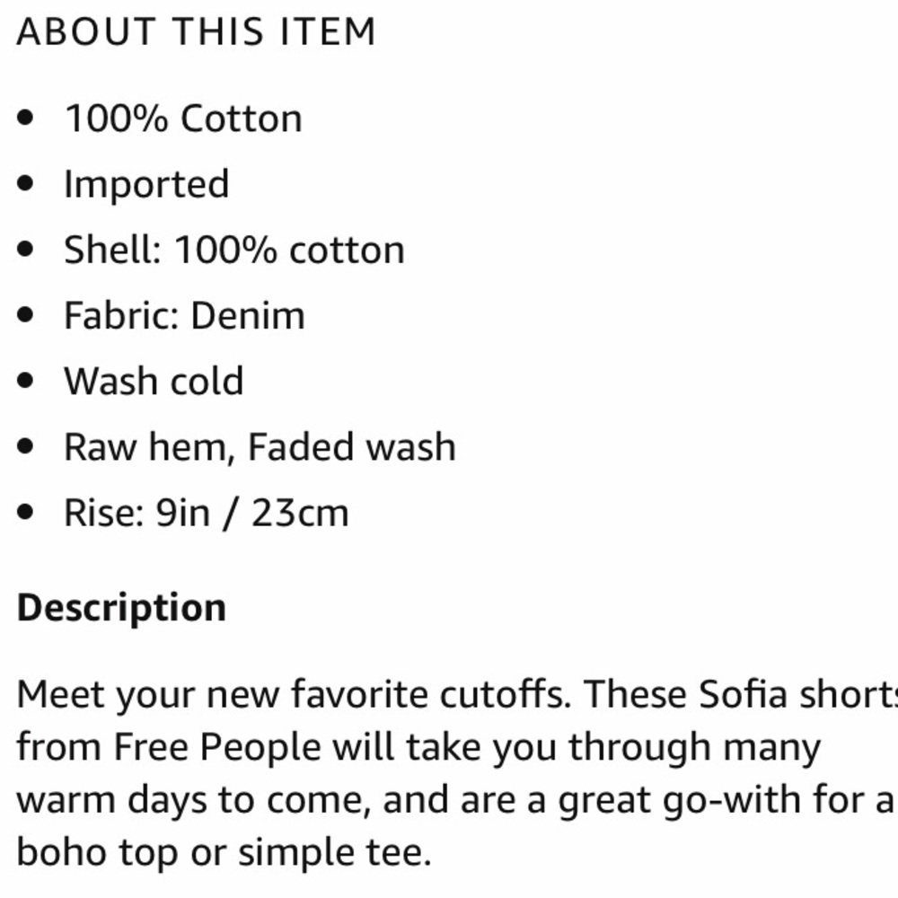 FREE PEOPLE Sofia distressed denim shorts - Picture 10 of 11